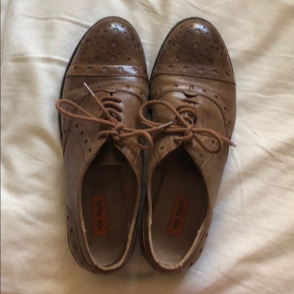 Brown Leather Oxfords